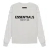 Essentials Fear Of God  Ss22 Long Sleeves T-shirt 'light Oatmeal'