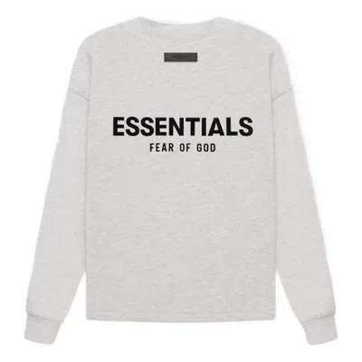 ESSENTIALS FEAR OF GOD ESSENTIALS SS22 RELAXED CREWNECK 'LIGHT OATMEAL'