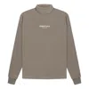 Essentials Fear Of God  Ss22 Relaxed Mockneck Desert Taupe In Brown