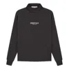 Essentials Fear Of God  Ss22 Relaxed Mockneck Iron In Black