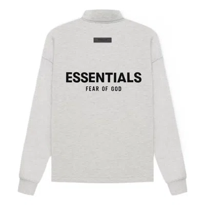 Essentials Fear Of God  Ss22 Relaxed Mockneck Light Oatmeal In Neutral