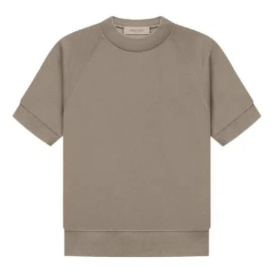 Essentials Fear Of God  Ss22 Short Sleeve Sweat Shirt Desert Taupe