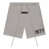 Essentials Fear Of God  Ss22 Shorts 1977 'dark Oatmeal' In Gray