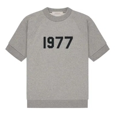 Essentials Fear Of God  Ss22 Sweatshirt Dark Oatmeal 1977