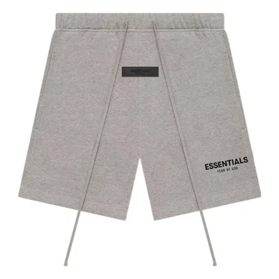 Essentials Fear Of God  Ss22 Sweatshort 'dark Oatmeal' In Gray