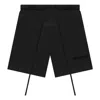 Essentials Fear Of God  Ss22 Sweatshorts 'stretch Limo' In Black
