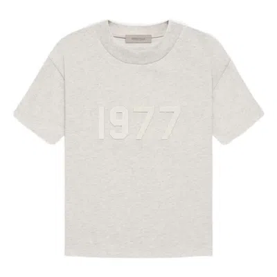 Essentials Fear Of God  Ss22 T-shirt 1977 'light Oatmeal' In Gray