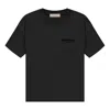 Essentials Fear Of God  Ss22 Logo Tee 'stretch Limo' In Black