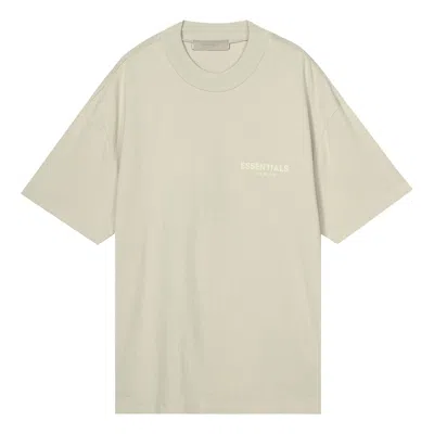 Essentials Fear Of God  Ss22 T-shirt 'wheat' In Green