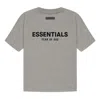 Essentials Fear Of God  Ss22 Tee 'dark Oatmeal' In Gray