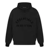Essentials Fear Of God  Ss23 Arch Logo Hoodie 'jet Black'