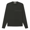 Essentials Fear Of God  Ss23  L S Tee 'off Black'