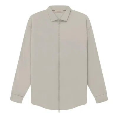 Essentials Fear Of God  Ss23 Filled Nylon Jacket 'seal' In Neutral