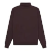Essentials Fear Of God  Ss23 Knit Turtleneck Sweater 'plum' In Brown