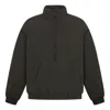 Essentials Fear Of God  Ss23 Nylon Puffer Jacket 'off-black' In Black
