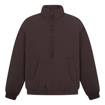 Essentials Fear Of God  Ss23 Nylon Puffer Jacket 'plum' In Purple
