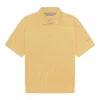 Essentials Fear Of God  Ss23 Polo Shirt 'light Tuscan' In Yellow