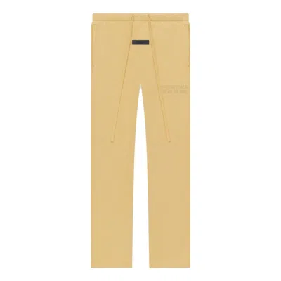 Essentials Fear Of God  Ss23 Relaxed Sweatpants 'light Tuscan' In Gold