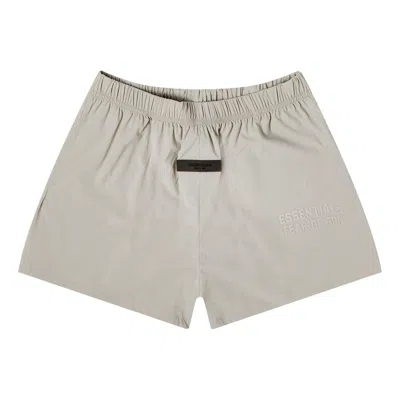 Essentials Fear Of God  Ss23 Running Nylon Shorts 'seal' In Gray