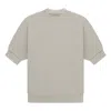 Essentials Taupe Cotton Sweatshirt In Gray