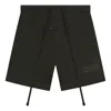Essentials Fear Of God  Ss23 Sweatshort 'off Black' In Black
