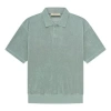 Essentials Fear Of God  Ss23 Terry Polo 'sycamore' In Green