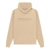 Essentials Fear Of God  Ss23 Waffle Raglan Hoodie 'sand' In Gray