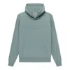 Essentials Fear Of God  Ss23 Waffle Raglan Hoodie 'sycamore' In Green
