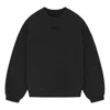 Essentials Fear Of God  Ss24 Crewneck Sweatshirt 'jet Black'