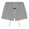 Essentials Fear Of God  Ss24 Fleece Running Short 'dark Heather Oatmeal' In Gray