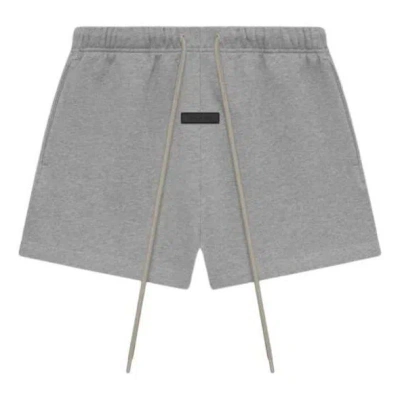 ESSENTIALS FEAR OF GOD ESSENTIALS SS24 FLEECE RUNNING SHORT 'DARK HEATHER OATMEAL'