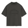 Essentials Fear Of God  Ss24 Heavy Jersey Ss Tee 'ink' In Gray