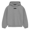 Essentials Fear Of God  Ss24 Hoodie 'dark Heather Oatmeal' In Gray