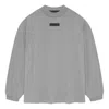 Essentials Fear Of God  Long-sleeve T-shirt 'heather Grey' In Gray