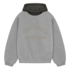 Essentials Fear Of God  Ss24 Nylon Fleece Hoodie 'dark Heather'
