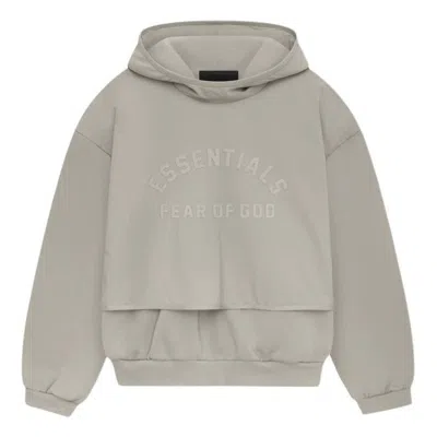 Essentials Fear Of God  Ss24 Nylon Fleece 'seal' In Gray