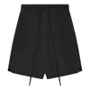 Essentials Fear Of God  Ss24 Nyon Relaxed Shorts 'jet Black'