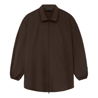 Essentials Fear Of God  Ss24 Overshirt 'wood'