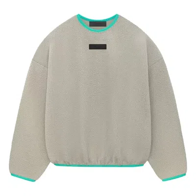 ESSENTIALS FEAR OF GOD ESSENTIALS SS24 POLAR FLEECE CREWNECK 'SEAL'