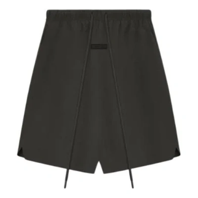 Essentials Fear Of God  Ss24 Relaxed Short 'ink' In Black