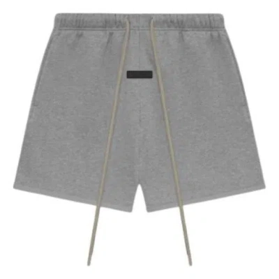 Essentials Fear Of God  Ss24 Sweatshort 'dark Heather Oatmeal' In Gray