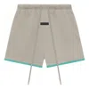 Essentials Fear Of God  Ss24 Polar Fleece Shorts 'seal' In Neutral