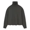 Essentials Fear Of God  Ss24 Turtleneck 'ink' In Gray