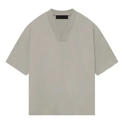 Essentials Fear Of God  Ss24 V Neck T-shirt 'seal'