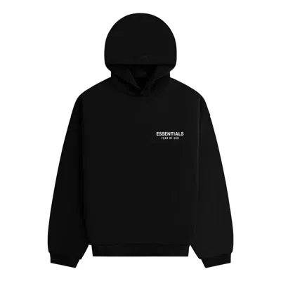 Essentials Fear Of God  Ss25 Cargo Fleece Hoodie 'black'