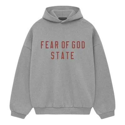 Essentials Fear Of God  Ss25 Fleece Hoodie 'grey'