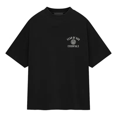 Essentials Fear Of God  Ss25 T-shirt 'college Print Black'