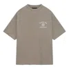 Essentials Fear Of God  Ss25 T-shirt 'college Print Heather Grey' In Green
