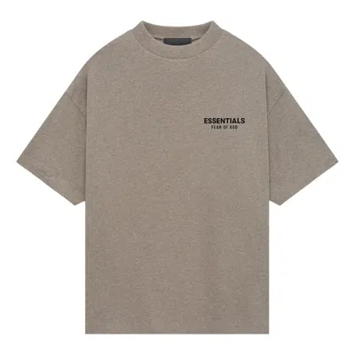 Essentials Fear Of God  Ss25 T-shirt 'heather Grey'
