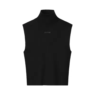 Pre-owned Essentials Fear Of God  Standing Collar Sleeveless Tank 'vintage Black' | Men's Size M